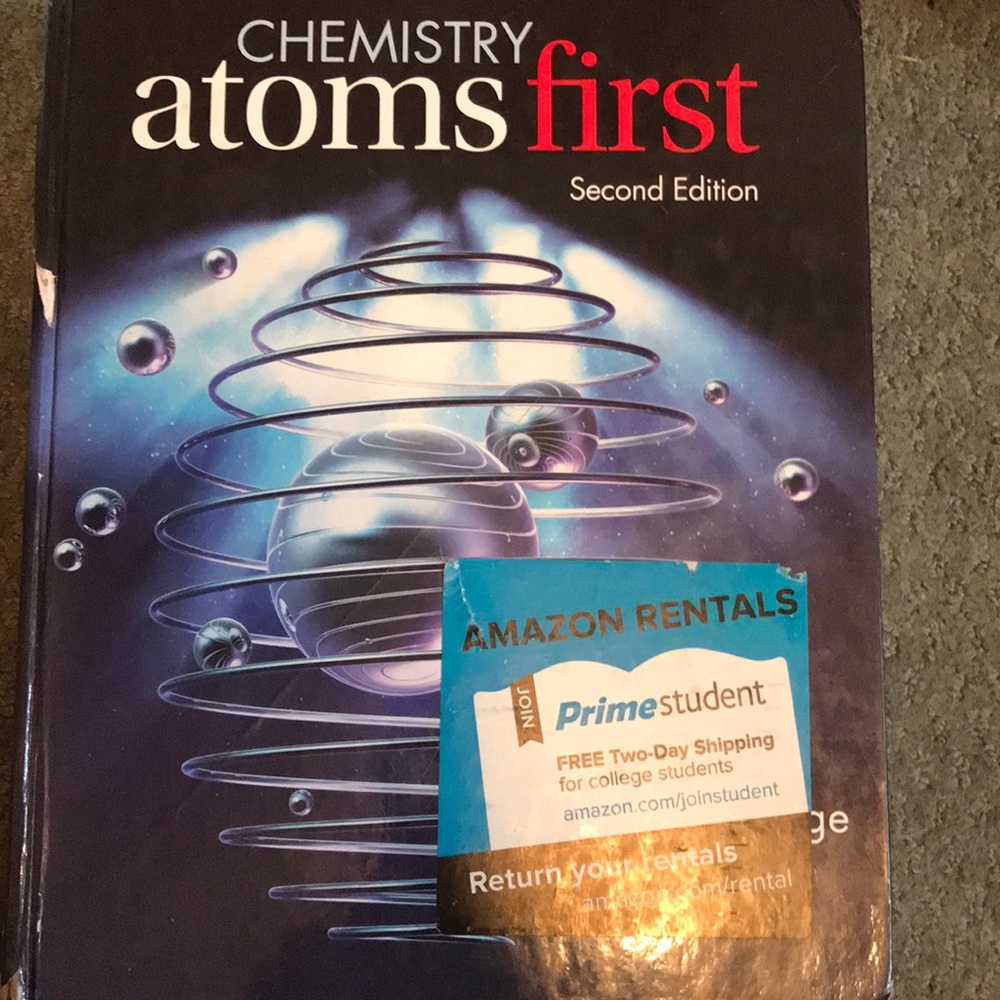 Chemistry: Atoms First 2nd edition